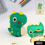 Dinosaur 2 in 1 Cute Eraser with Pencil Sharpener (1 Pc) - Image 2