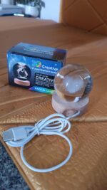 Heart 3D Crystal Ball lamps With Base (1 Pc) - Image 7