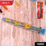 Kids 10-in-1 Colour Pens Ballpoint Pen Set for Kids (1 Pc) - Image 2