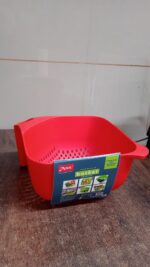 Apex Multi-Functional Plastic Strainer Bowl with Ergonomic Handle (1 Pc) - Image 8