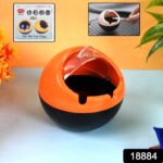 Ball Ashtray PP Plastic Windproof with Lid Indoor Outdoor Patio Car Portable Ashtray