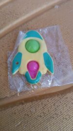 Rocket Shaped Dimple Keychain Toy (1 Pc) - Image 7