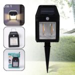 18W Solar Wall Double Lights / Lamp with 2 Modes & Motion Sensor (1 Pc)