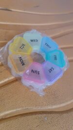 7-Day Round Weekly Pill Organizer Box (1 Pc) - Image 8