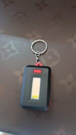 LED Keychain COB Light with Hook & Loop Sticker. 3 Light Modes (1 Pc / Battery Not Included) - Image 6