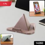 Pyramid Brown Mobile Stand with 3 Different Inclined Angles - Image 2