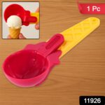 1-Piece Plastic Ice Cream & Watermelon Scooper with Trigger Dipper - Image 2