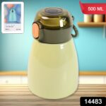 Vacuum Insulation Flask Bottle with Straw for Sports Adult Children (Approx 480ml) - Image 2