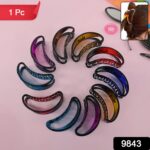Plastic Hair Clamp Grip, Simple Matte Hair Barrette Clamp (1 Pc) - Image 2