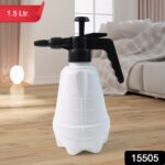 1.5L Heavy-Duty Plastic Pressure Spray Bottle with Adjustable Nozzle - Image 2