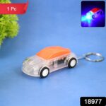 Mini Car Shape LED Keychain Light +(1 Pc, Random Color) - Image 2