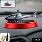 Solar-Powered Rotating Helicopter Car Air Freshener - Image 2