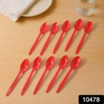 Reusable Food-Grade Plastic Spoons (10 Pc) - Image 2