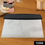Premium Stainless Steel Dough Scraper (1 Pc) - Image 2