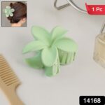 Matte Finish Hair Claw Clip (1 Pc / Mix Color) - Image 2