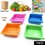 Adjustable Refrigerator Storage Organizer Drawers (4 Pc) - Image 2