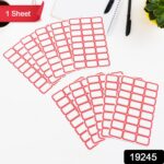 Multipurpose Writable Blank Label Sticker Sheets (1 Sheet)