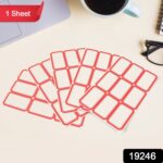 Multipurpose Writable Blank Label Sticker Sheets (1 Sheet) - Image 2