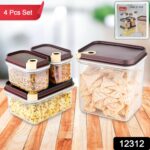 Ritu Push 'N' Lock Airtight Food Storage Container Set (4 Pc) - Image 2