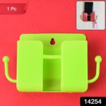 1 Pc Neon Green Wallmount Mobile Stand With Hook - Image 2