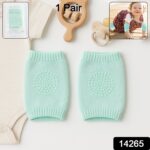 Mint Green Toddler Wool Knit Leg Warmer (Knee Guard) - Image 2
