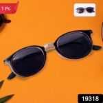 Pink UV Protected Round Sunglasses, classic Sunglasses for Men & Women, Lightweight - Image 2