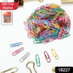 Multicolor-Coated Paper Clips Approx (250Pc Set) - Image 2