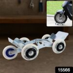 Universal Scooter/Bike Parking Support Roller with Heavy-Duty Wheels (1 Pc) - Image 2