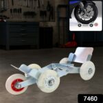 Heavy-Duty Motorcycle Front Wheel Parking Roller Stand (1 Pc) - Image 2