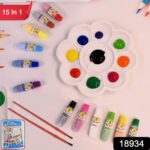 15 In 1 Water Colour Kit for Kids B-day Return Gift (1 Set) - Image 2