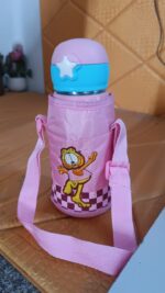 Thermos steel Double Wall Vacuum Bottle With Cover & Strap 600ml Approx - Image 7