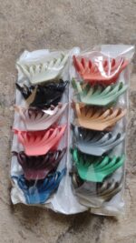 Plastic Hair Clamp Grip, Simple Matte Hair Barrette Clamp (1 Pc) - Image 7