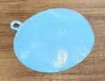 Sky Blue Silicone Dish Scrubber Sponge Mildew Free, Non Stick, Heat Resistant - Image 7