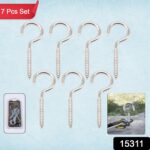 Eye Hooks Screw in Heavy Duty, Stainless Steel Eye Bolts Screw (7 Pc Set) - Image 2