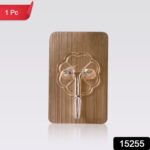 Plastic Adhesive Sticky Waterproof and Oil Proof, Wall Hook (5.5×3.5 Cm) - Image 2