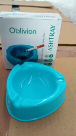 Oblivion Durable Plastic Ashtray with Wide Bowl and Triple Cigarette Holder Slots (1 Pc) - Image 8