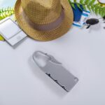 Silver Tone Motorcycle Bike Helmet Lock Portable 3 Digit Security Resettable Lock Anti-Theft Luggage Lock - Image 7