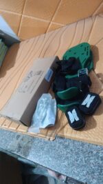 Lawn Aerator Spiked Sandals – Green Studded Garden Grass Shoes (1 Pair) - Image 9