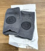 Dark Grey Toddler Wool Knit Leg Warmer (Knee Guard) - Image 7