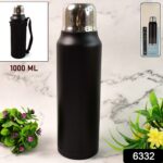 Stainless Steel Vacuum Water Bottle  – Hot & Cold Insulated Flask (1000 ML Approx) - Image 2