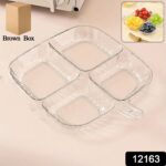 Plastic Kitchen Trays for Serving (4 Compartment / 1 Pc) - Image 2