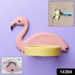 Hair Dryer Wall Mount Holder, Organiser Stand with Hooks for Bathroom Storage - Image 2