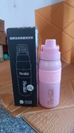 Stainless Steel Vacuum Insulated Water Bottle WIth Straw (550ml) - Image 6