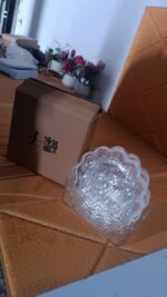 Plastic Household Flower Design Plates Dinner Plates Dish Tray (10 Pcs Set) - Image 8