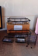 Metal Shower Basket / Canddy, for Bathroom Organiser (5 Pc Combo) - Image 7