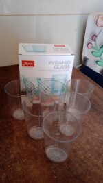 Apex Pyramid Ringo Plastic Glass – 300ml Approx | Durable, Crystal-Clear Tumbler - Image 8