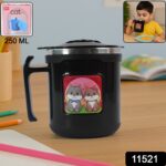 1 Pc Apex Cat Mug – 250 ml Stainless Steel Insulated Inner with Cute Cat Print - Image 2