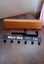 Heavy-Duty Carbon Steel Door Hook Hanger Rack (1 pc / 6 Hook / Black) - Image 7