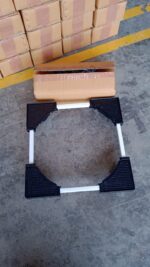 Adjustable Heavy-Duty Fridge and Washing Machine Stand Base Trolley 50x50 cm - Image 9