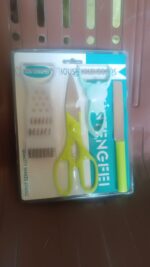 4-Piece Kitchen Cutting Set: Scissors, Peeler, Grater / Slicer, and Knife - Image 8